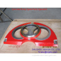 sermac concrete pump spare parts wearing inserts and cutting ring for sale